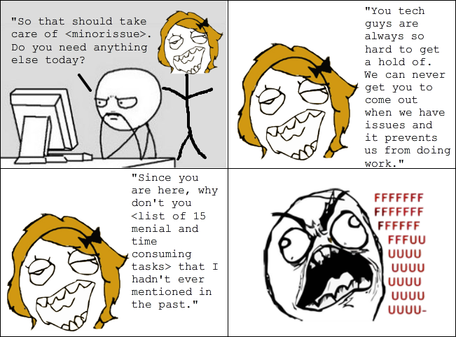 Since You Are Here... - Rage Comic