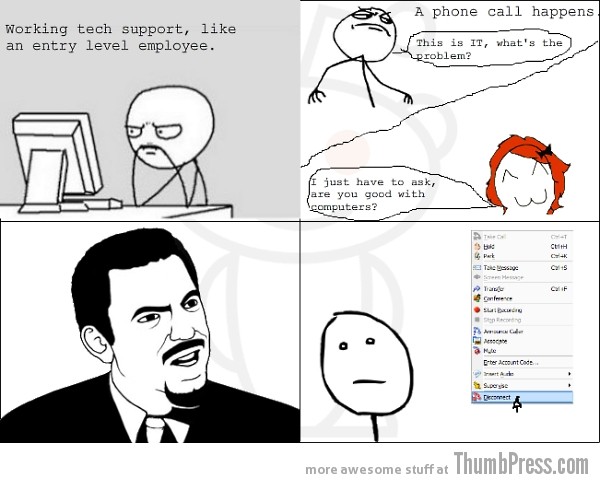 Are You Good With Computers - Rage Comic