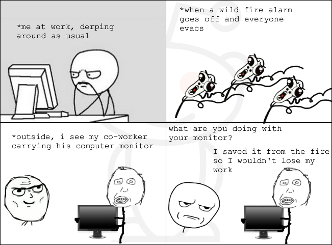 I Saved It From The Fire - Rage Comic