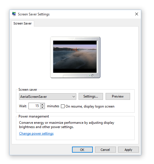 Windows Aerial Screen Saver Settings.png