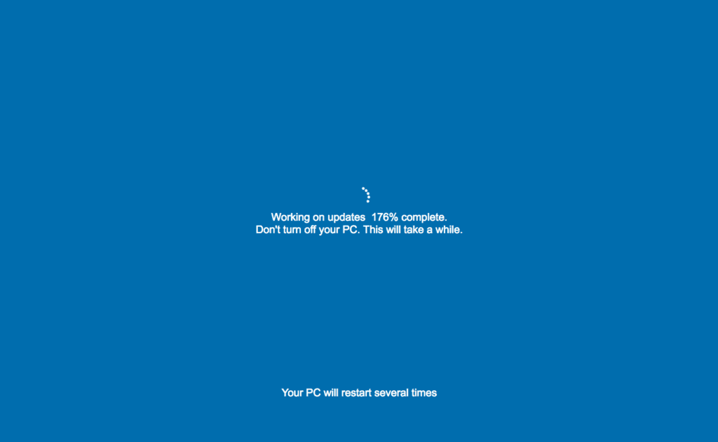 Prank Someone With This Fake Windows or Mac Update Screen